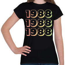 PRINTFASHION 1988 - Női póló - Fekete női póló
