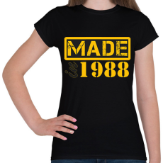 PRINTFASHION 1988 - Női póló - Fekete