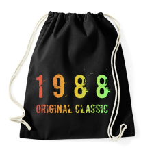 PRINTFASHION 1988 - Sportzsák, Tornazsák - Fekete tornazsák