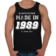 PRINTFASHION 1989 - Férfi atléta - Fekete atléta, trikó