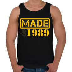 PRINTFASHION 1989 - Férfi atléta - Fekete