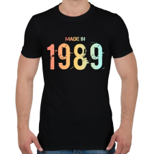 PRINTFASHION 1989 - Férfi póló - Fekete férfi póló