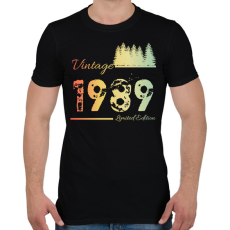 PRINTFASHION 1989 - Férfi póló - Fekete