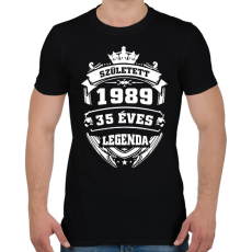 PRINTFASHION 1989 - Férfi póló - Fekete