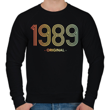 PRINTFASHION 1989 - Férfi pulóver - Fekete férfi pulóver, kardigán