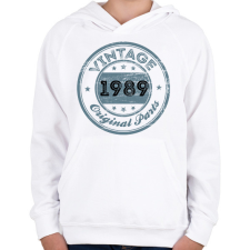 PRINTFASHION 1989 - Gyerek kapucnis pulóver - Fehér gyerek pulóver, kardigán