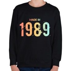 PRINTFASHION 1989 - Gyerek pulóver - Fekete