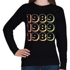 PRINTFASHION 1989 - Női pulóver - Fekete