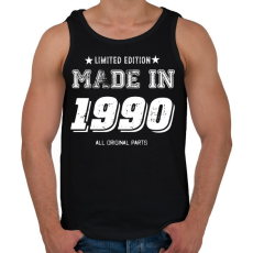 PRINTFASHION 1990 - Férfi atléta - Fekete