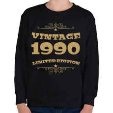 PRINTFASHION 1990 - Gyerek pulóver - Fekete