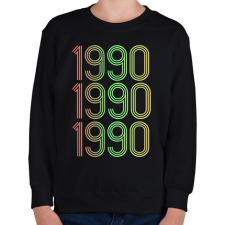 PRINTFASHION 1990 - Gyerek pulóver - Fekete gyerek pulóver, kardigán