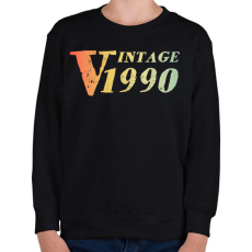 PRINTFASHION 1990 - Gyerek pulóver - Fekete