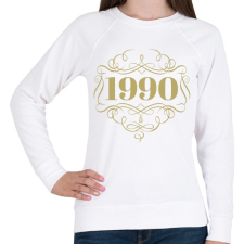PRINTFASHION 1990 - Női pulóver - Fehér női pulóver, kardigán