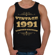 PRINTFASHION 1991 - Férfi atléta - Fekete