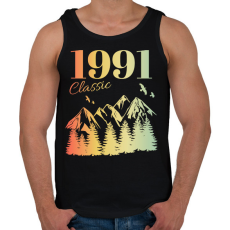 PRINTFASHION 1991 - Férfi atléta - Fekete