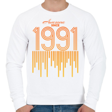 PRINTFASHION 1991 - Férfi pulóver - Fehér férfi pulóver, kardigán