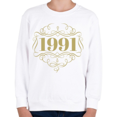 PRINTFASHION 1991 - Gyerek pulóver - Fehér