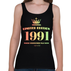 PRINTFASHION 1991 - Női atléta - Fekete