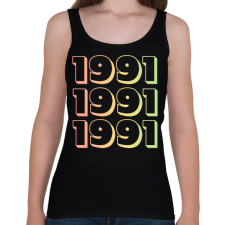 PRINTFASHION 1991 - Női atléta - Fekete női trikó