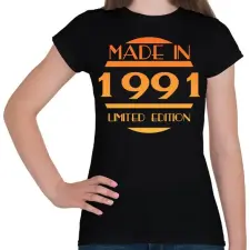 PRINTFASHION 1991 - Női póló - Fekete női póló