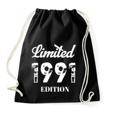 PRINTFASHION 1991 - Sportzsák, Tornazsák - Fekete tornazsák