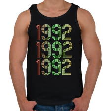 PRINTFASHION 1992 - Férfi atléta - Fekete atléta, trikó