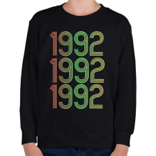 PRINTFASHION 1992 - Gyerek pulóver - Fekete gyerek pulóver, kardigán