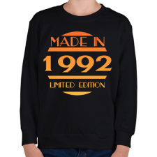 PRINTFASHION 1992 - Gyerek pulóver - Fekete gyerek pulóver, kardigán