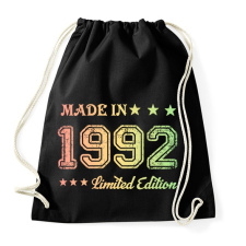 PRINTFASHION 1992 - Sportzsák, Tornazsák - Fekete tornazsák