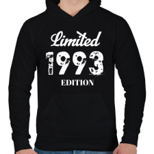 PRINTFASHION 1993 - Férfi kapucnis pulóver - Fekete férfi pulóver, kardigán