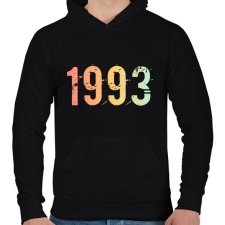 PRINTFASHION 1993 - Férfi kapucnis pulóver - Fekete férfi pulóver, kardigán