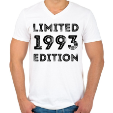 PRINTFASHION 1993 - Férfi V-nyakú póló - Fehér