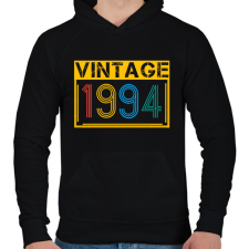 PRINTFASHION 1994 - Férfi kapucnis pulóver - Fekete férfi pulóver, kardigán