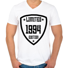 PRINTFASHION 1994 - Férfi V-nyakú póló - Fehér