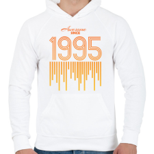 PRINTFASHION 1995 - Férfi kapucnis pulóver - Fehér férfi pulóver, kardigán