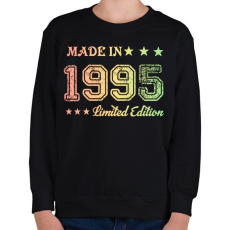 PRINTFASHION 1995 - Gyerek pulóver - Fekete