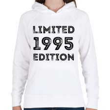PRINTFASHION 1995 - Női kapucnis pulóver - Fehér női pulóver, kardigán