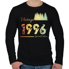 PRINTFASHION 1996 - Férfi hosszú ujjú póló - Fekete