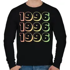 PRINTFASHION 1996 - Férfi pulóver - Fekete férfi pulóver, kardigán