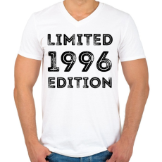 PRINTFASHION 1996 - Férfi V-nyakú póló - Fehér