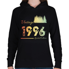 PRINTFASHION 1996 - Női kapucnis pulóver - Fekete női pulóver, kardigán