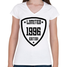 PRINTFASHION 1996 - Női V-nyakú póló - Fehér női póló