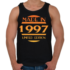 PRINTFASHION 1997 - Férfi atléta - Fekete atléta, trikó