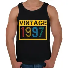PRINTFASHION 1997 - Férfi atléta - Fekete atléta, trikó