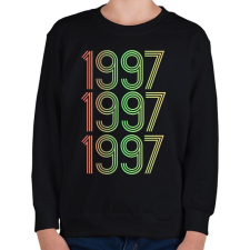 PRINTFASHION 1997 - Gyerek pulóver - Fekete gyerek pulóver, kardigán