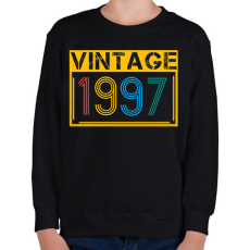 PRINTFASHION 1997 - Gyerek pulóver - Fekete