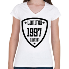PRINTFASHION 1997 - Női V-nyakú póló - Fehér női póló