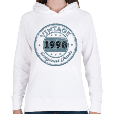 PRINTFASHION 1998 - Női kapucnis pulóver - Fehér női pulóver, kardigán