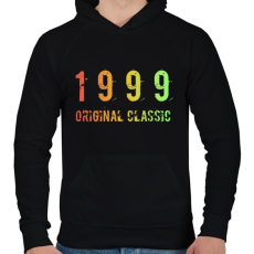 PRINTFASHION 1999 - Férfi kapucnis pulóver - Fekete
