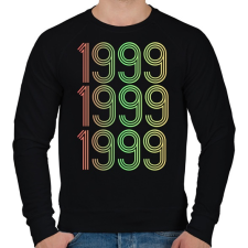 PRINTFASHION 1999 - Férfi pulóver - Fekete férfi pulóver, kardigán